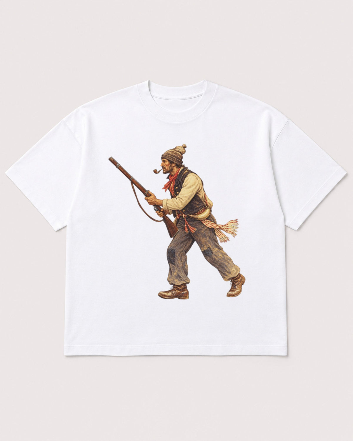 Mockup Boxy Heavyweight Tee White product