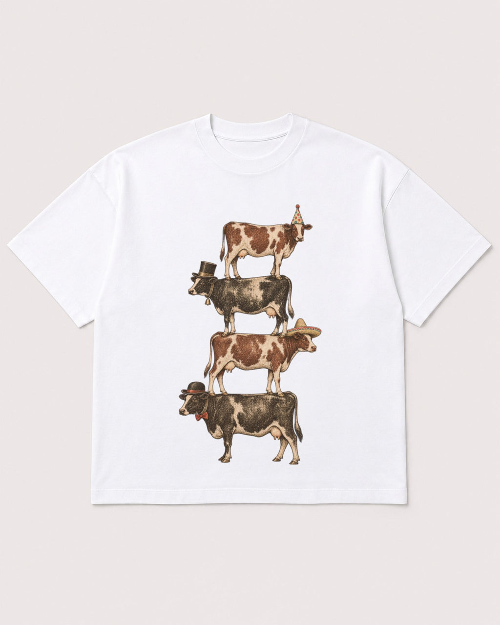 Mockup Boxy Heavyweight Tee White product