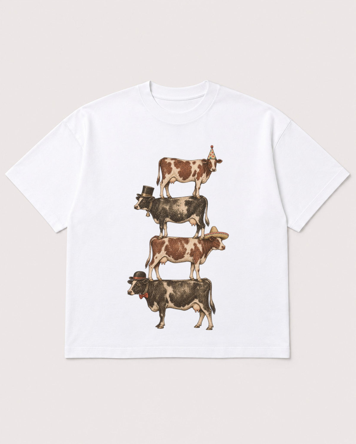 Mockup Boxy Heavyweight Tee White product
