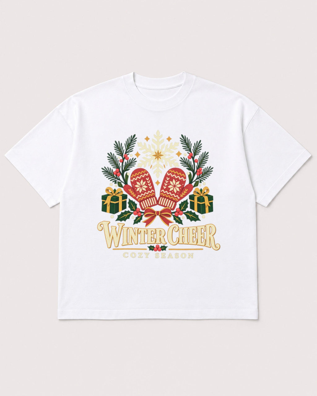 Mockup Boxy Heavyweight Tee White product