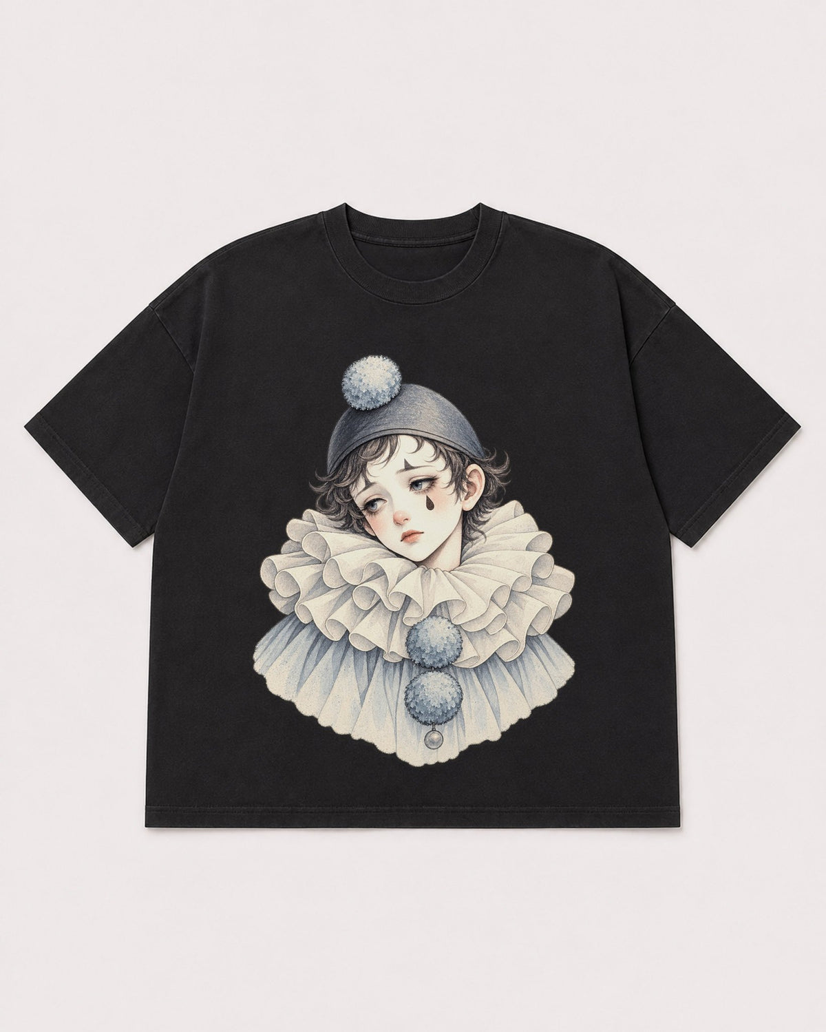 Mockup Boxy Heavyweight Tee Black product
