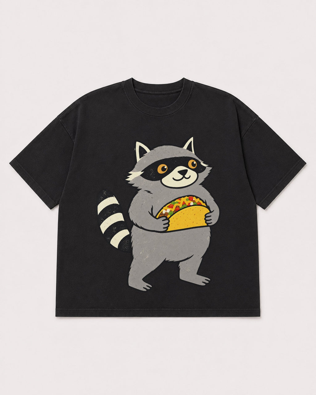 Mockup Boxy Heavyweight Tee Black product