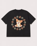 Mockup Boxy Heavyweight Tee Black product