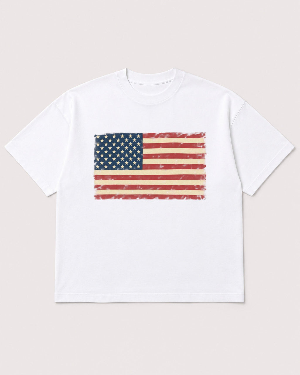 Mockup Boxy Heavyweight Tee White product