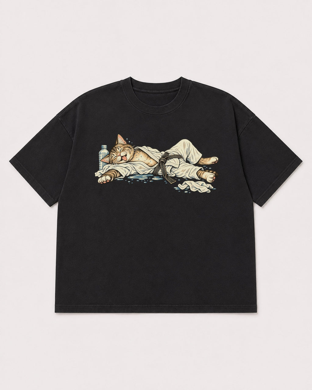 Mockup Boxy Heavyweight Tee Black product