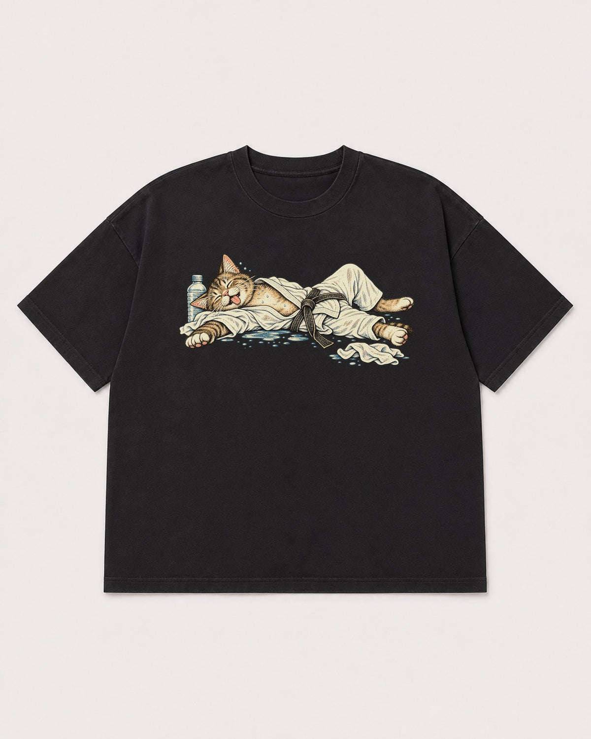 Mockup Boxy Heavyweight Tee Black product