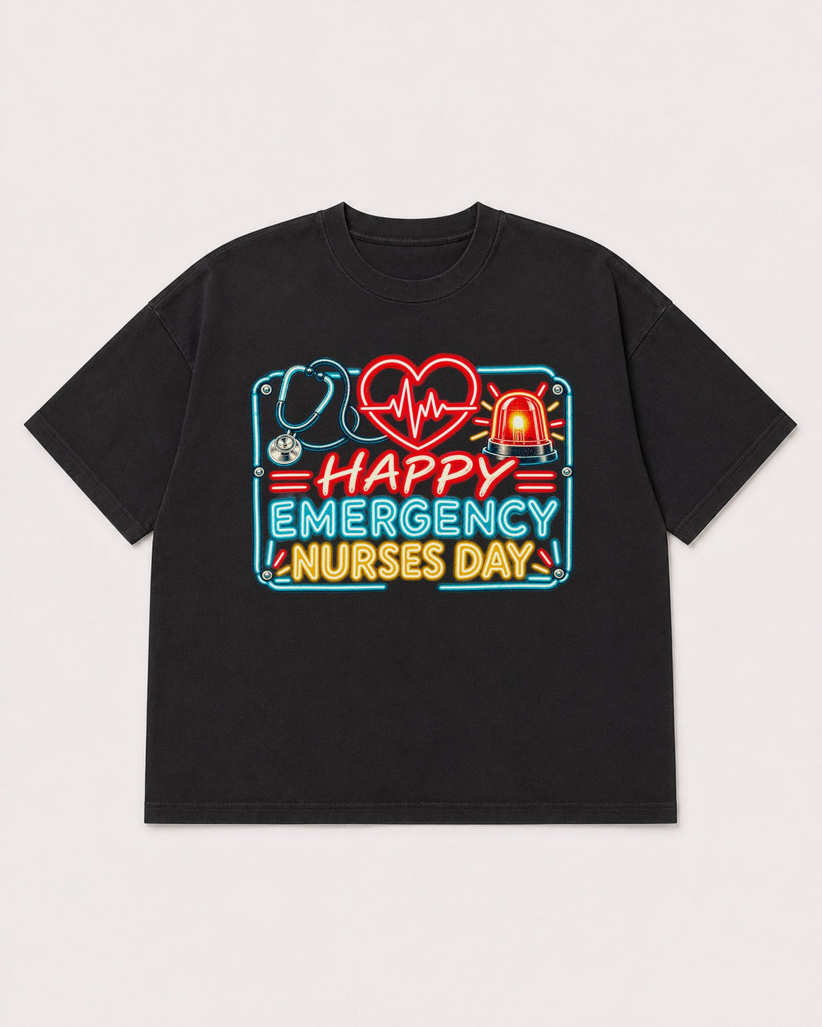 Mockup Boxy Heavyweight Tee Black product