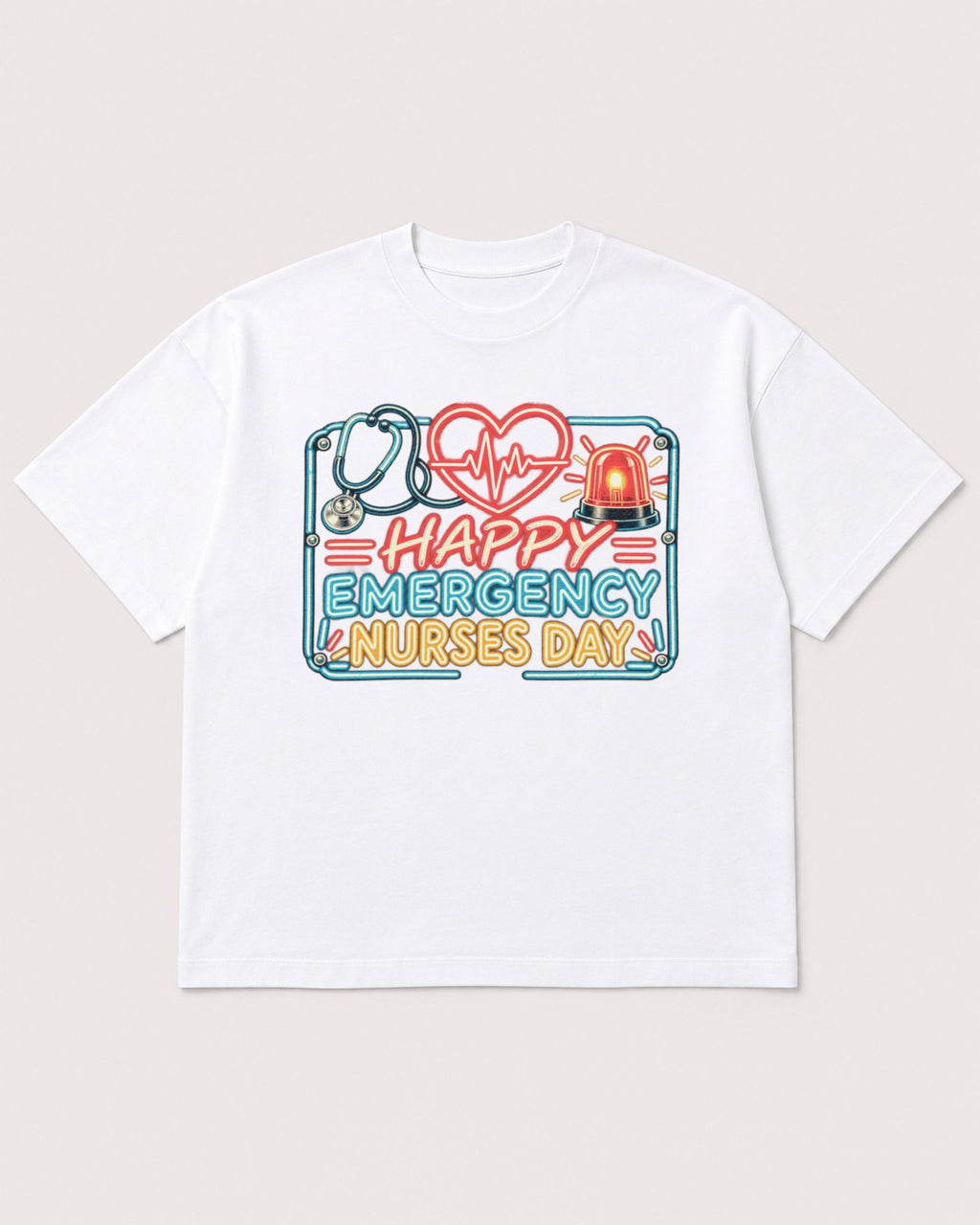 Mockup Boxy Heavyweight Tee White product
