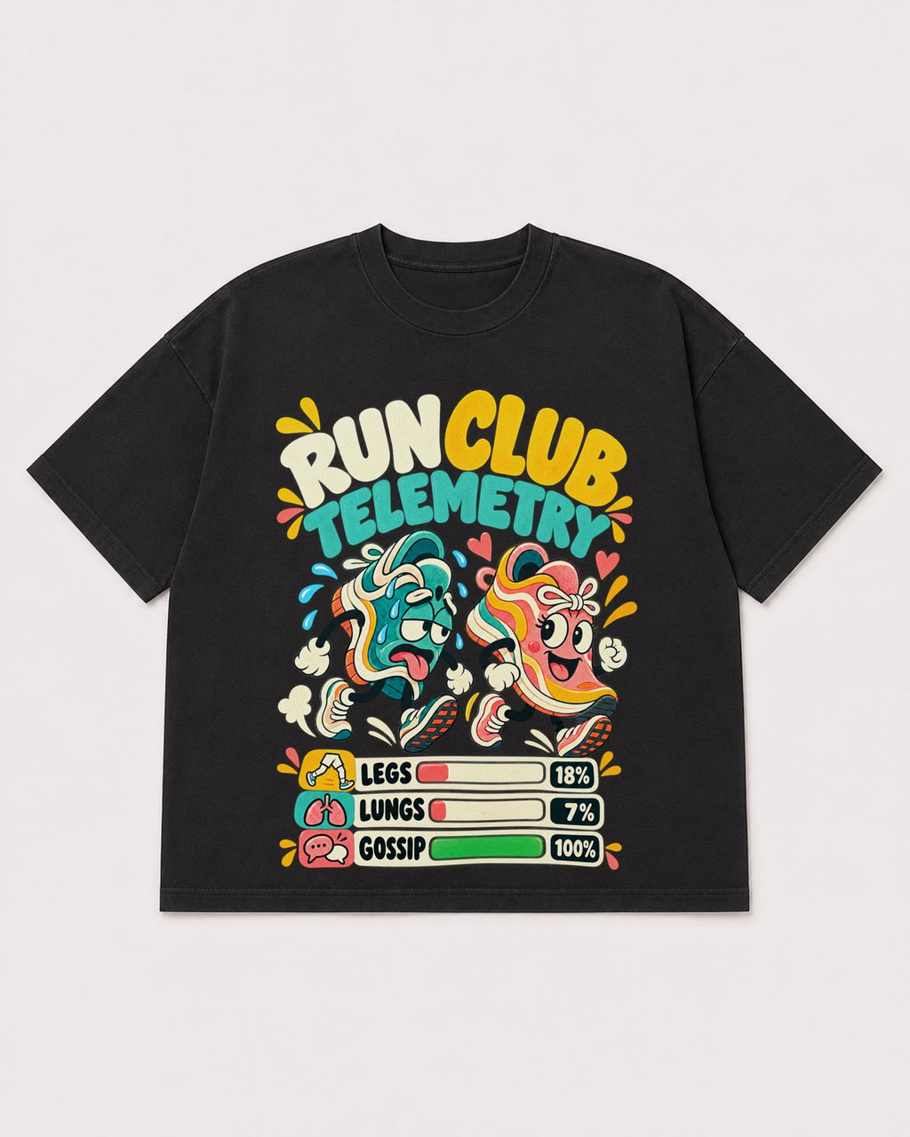 Mockup Boxy Heavyweight Tee Black product