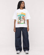 Mockup Boxy Heavyweight Tee White female full-body 04