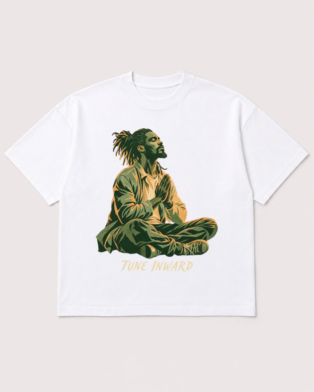 Mockup Boxy Heavyweight Tee White product