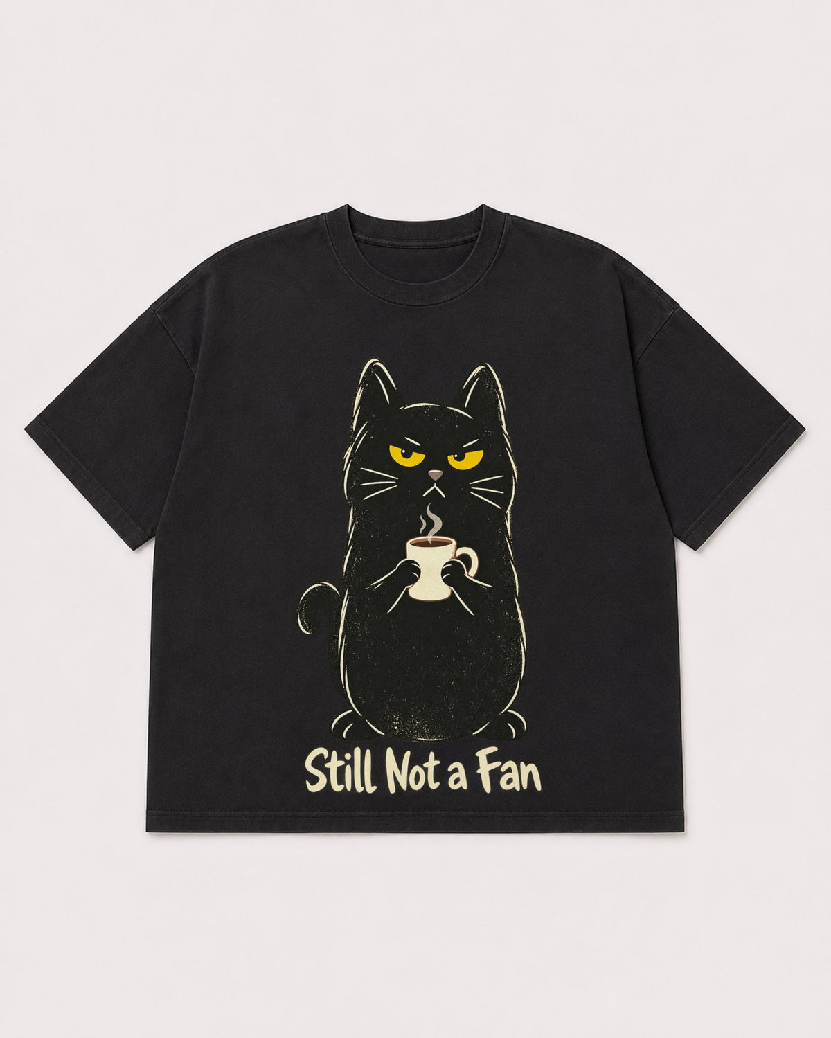 Mockup Boxy Heavyweight Tee Black product