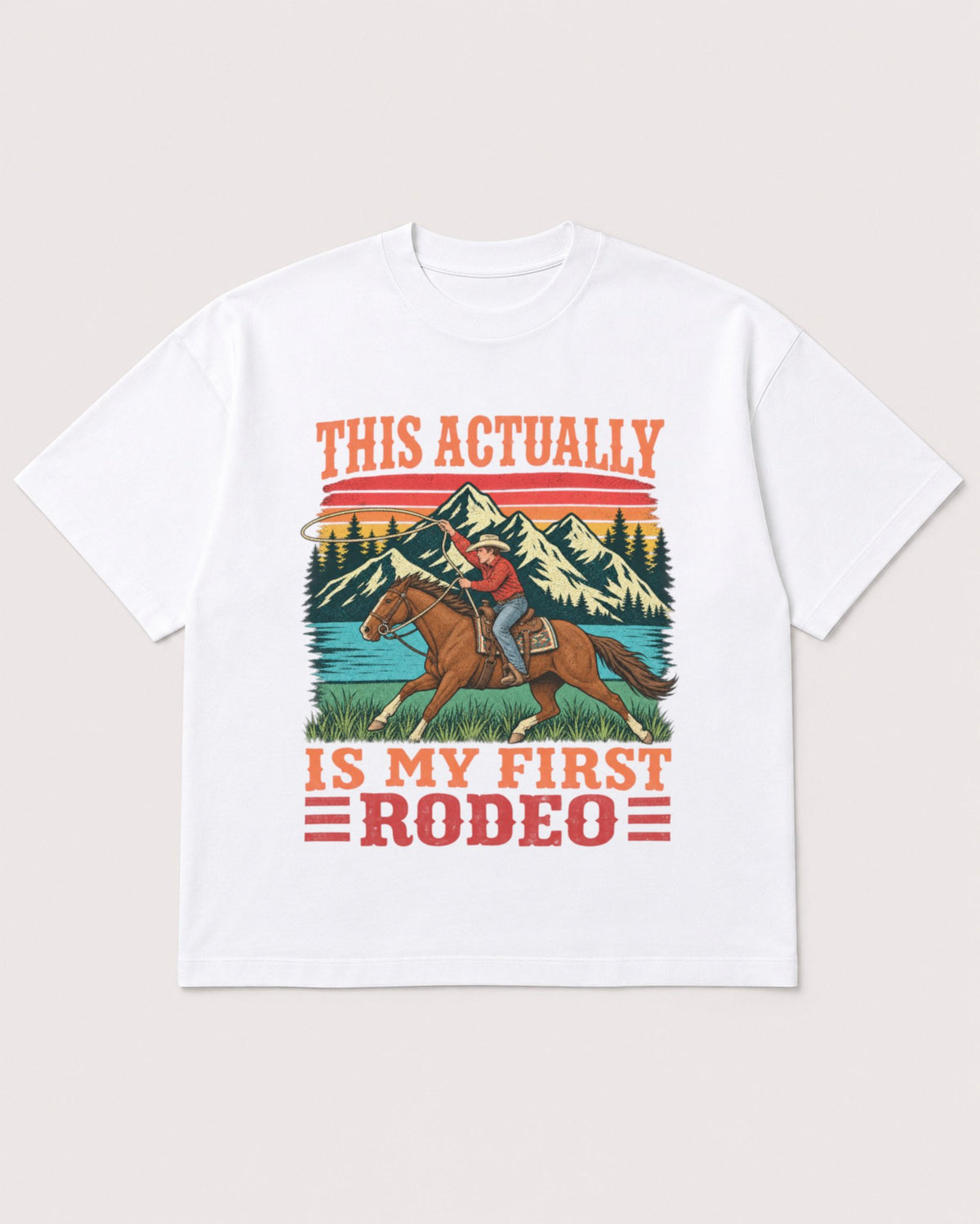 Mockup Boxy Heavyweight Tee White product