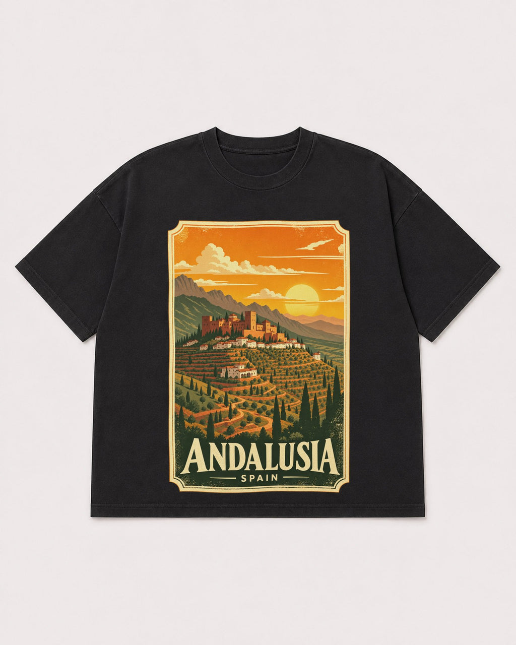 Mockup Boxy Heavyweight Tee Black product