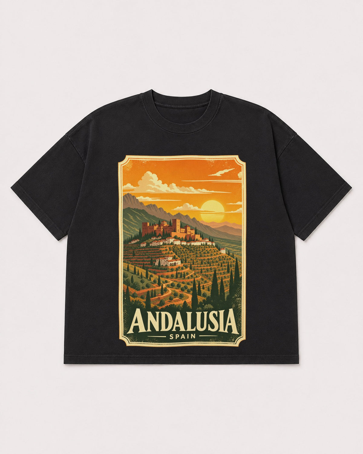 Mockup Boxy Heavyweight Tee Black product
