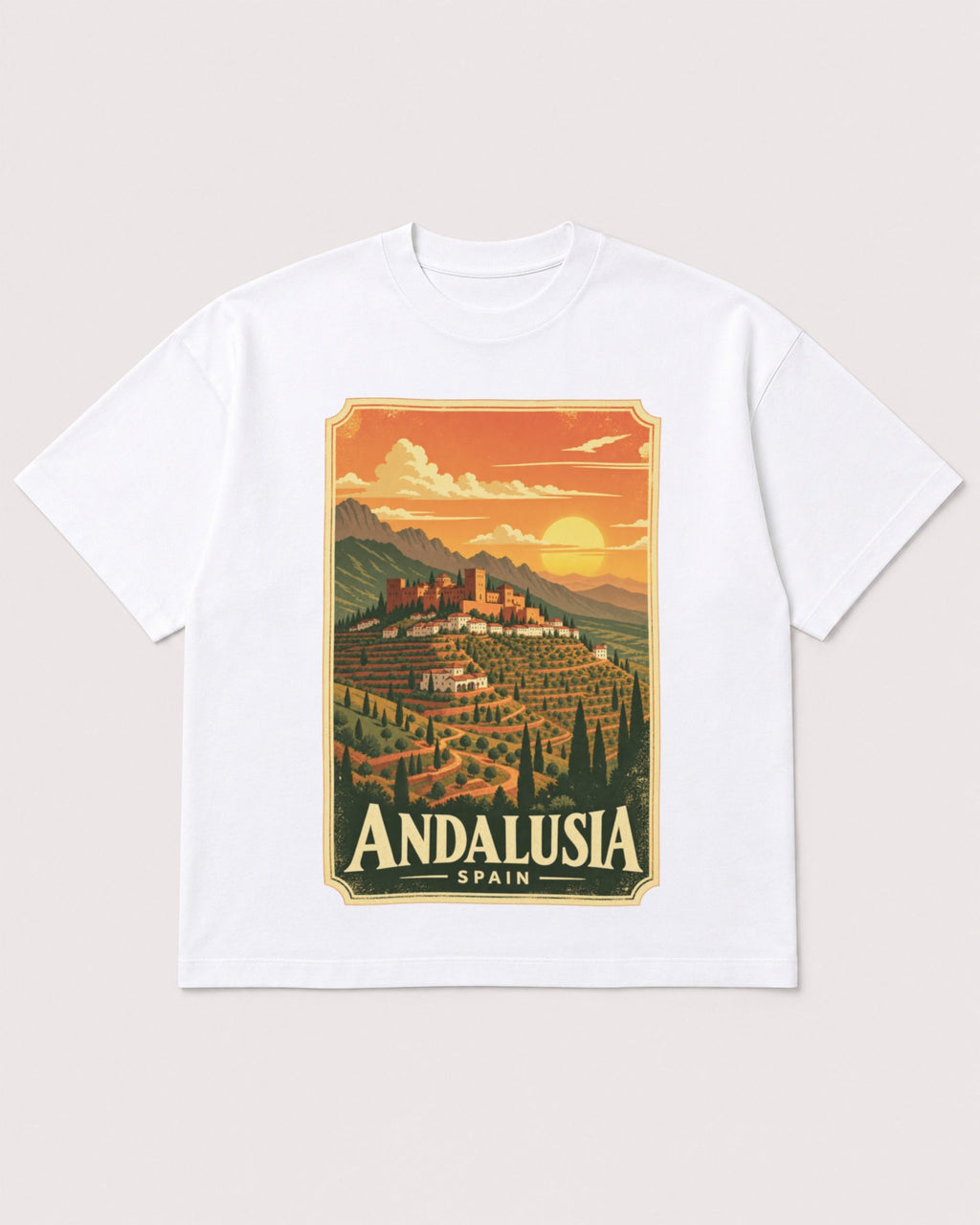 Mockup Boxy Heavyweight Tee White product