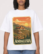 Mockup Boxy Heavyweight Tee White female close-up 15