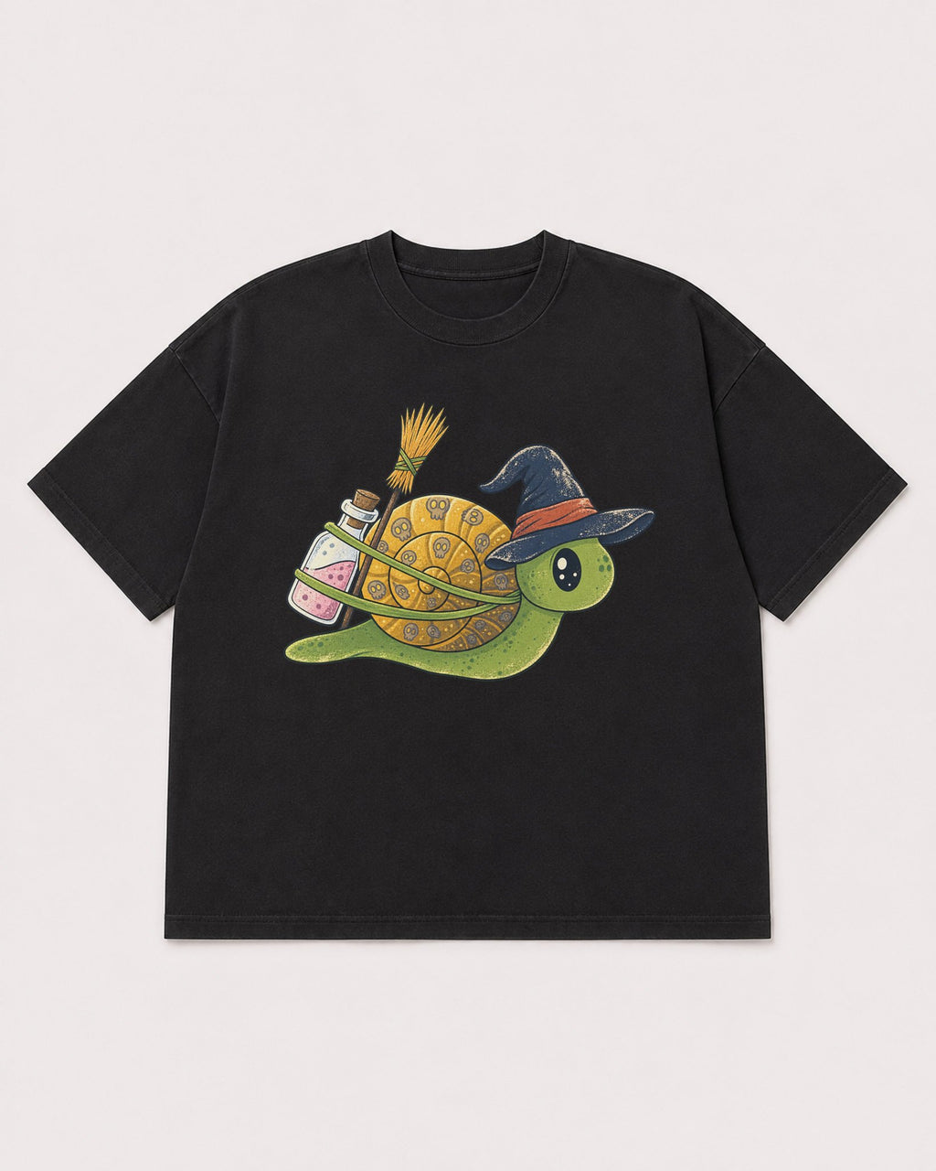 Mockup Boxy Heavyweight Tee Black product