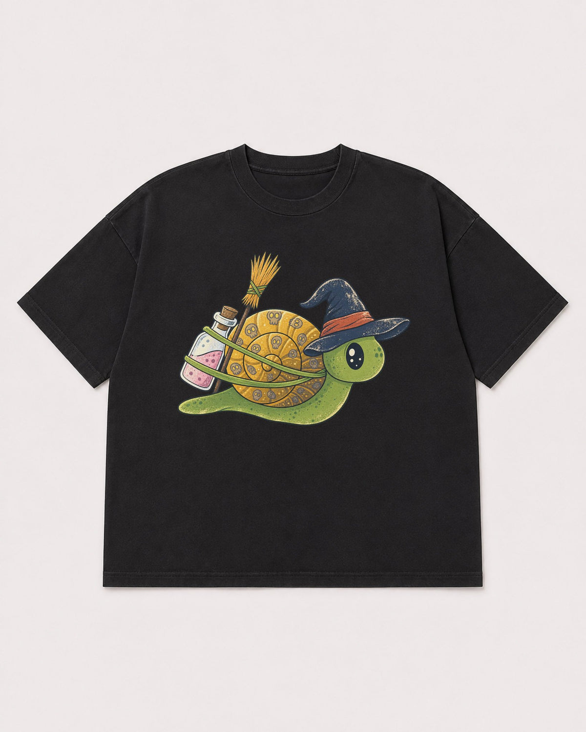 Mockup Boxy Heavyweight Tee Black product