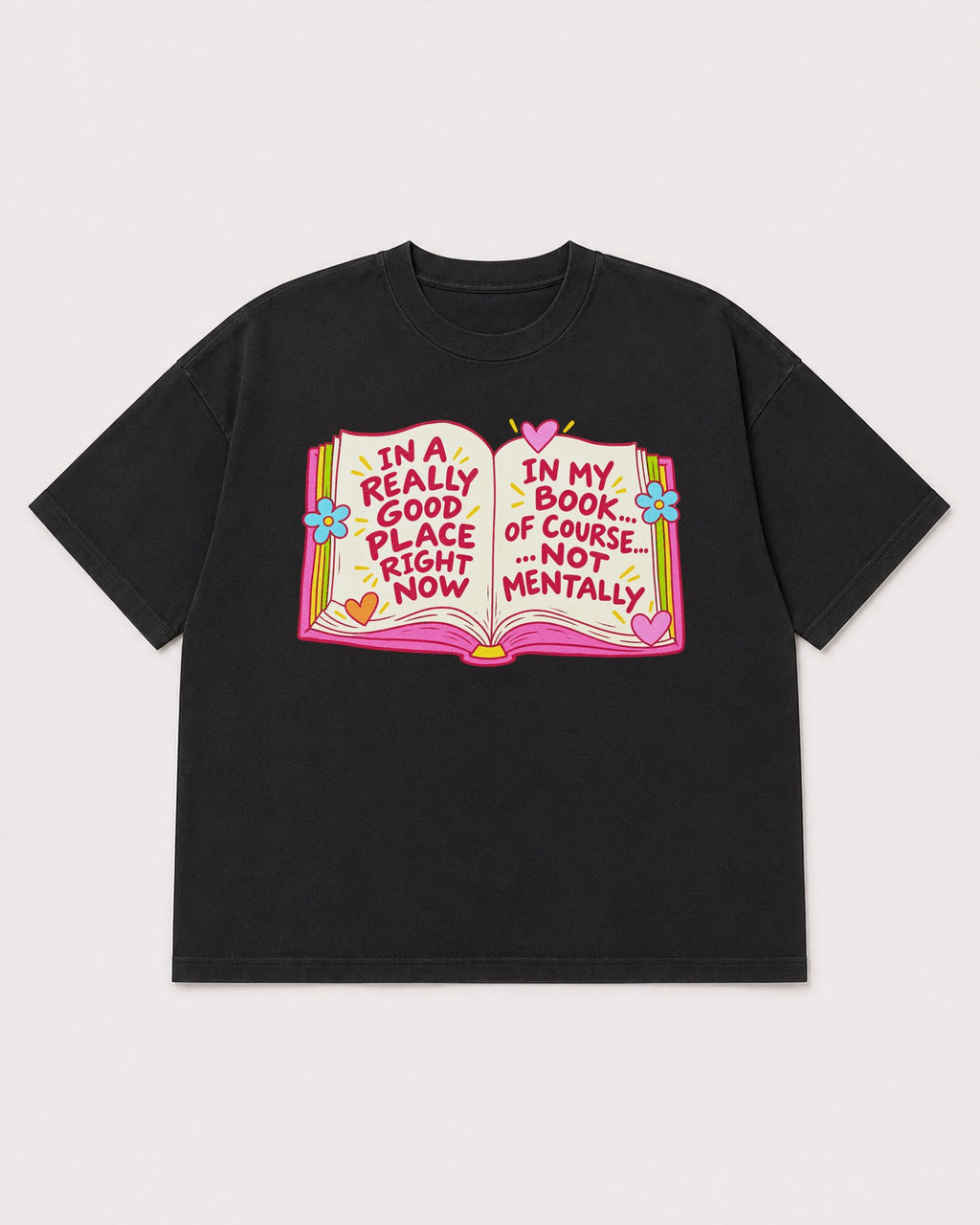 Mockup Boxy Heavyweight Tee Black product