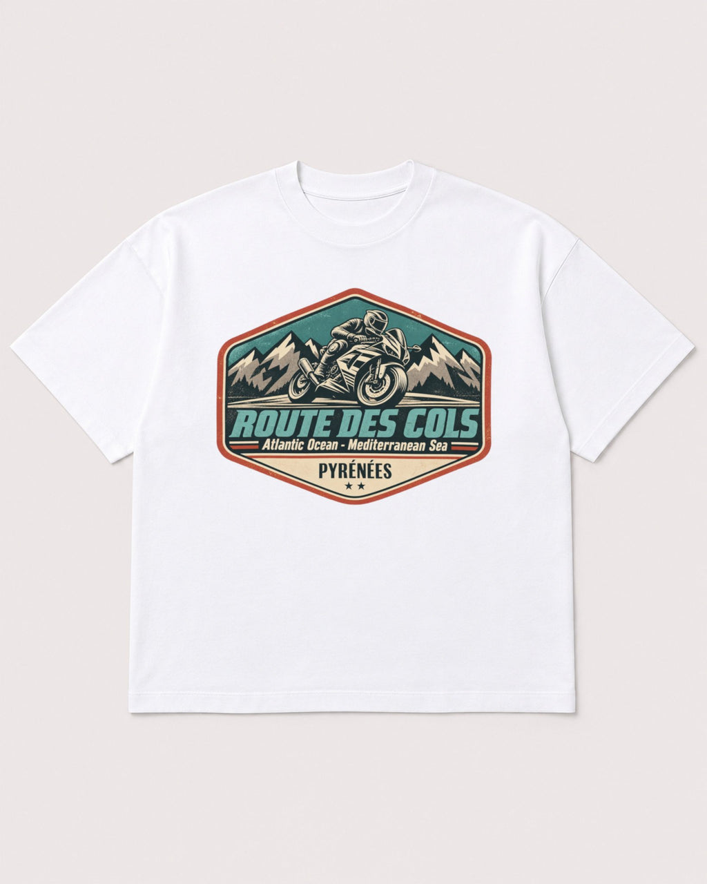 Mockup Boxy Heavyweight Tee White product