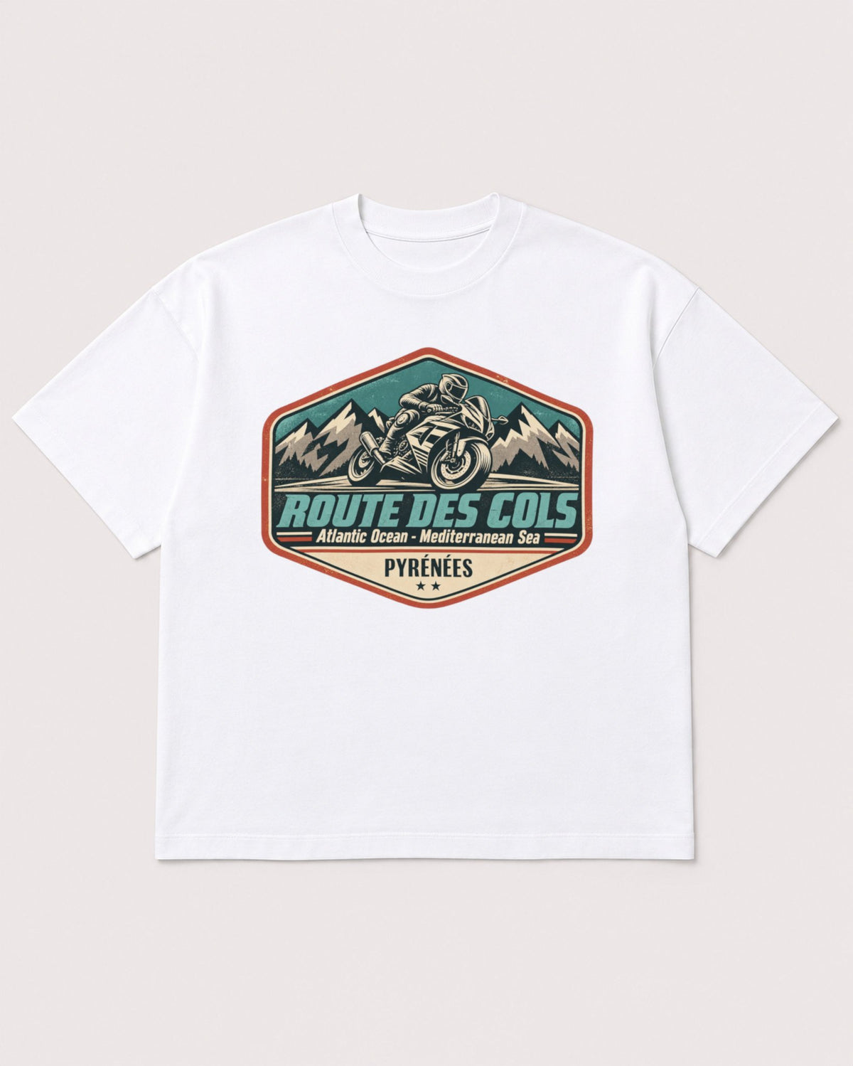 Mockup Boxy Heavyweight Tee White product