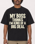 Mockup Boxy Heavyweight Tee Black male close-up 04
