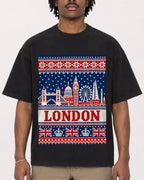 Mockup Boxy Heavyweight Tee Black male close-up 04