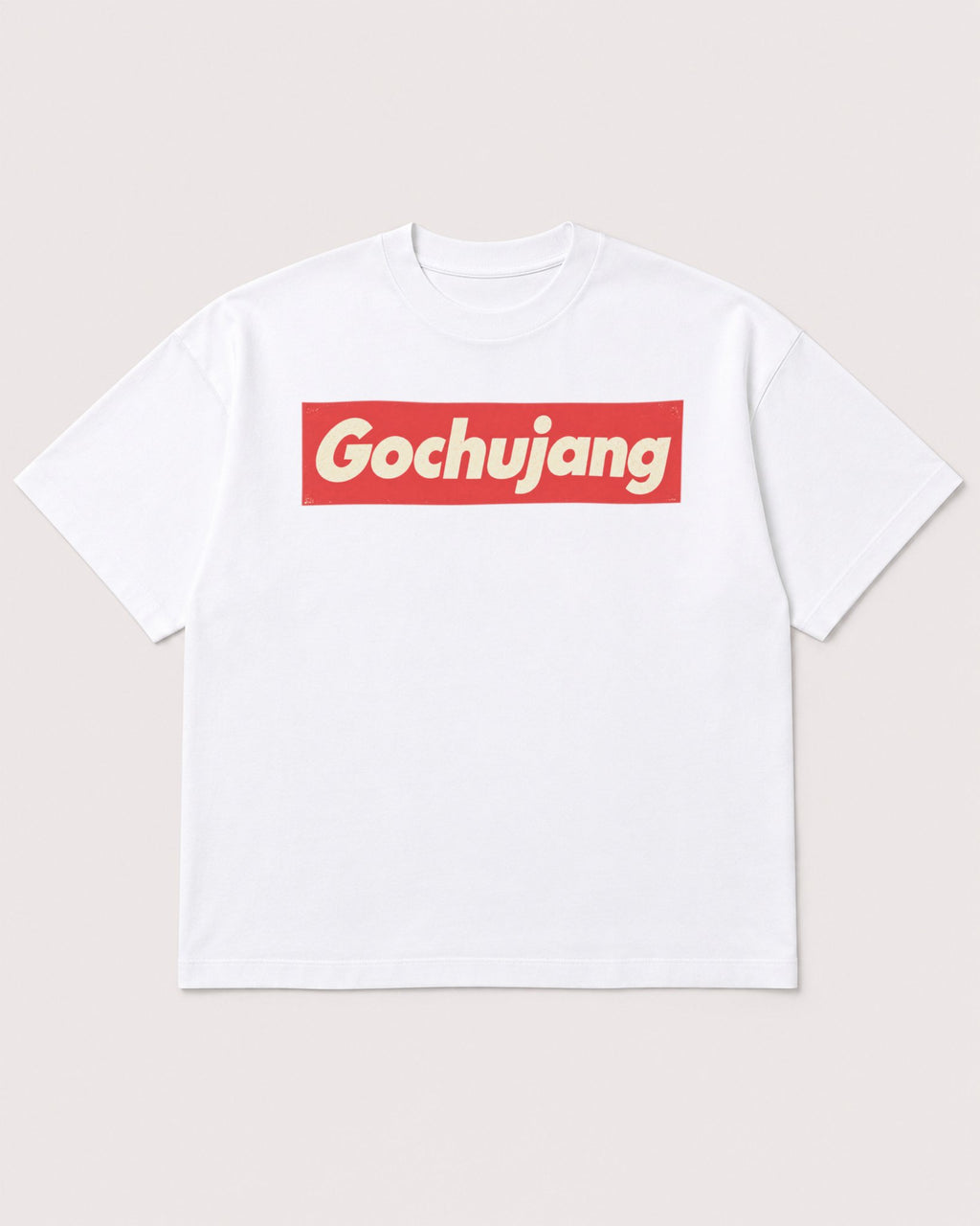 Mockup Boxy Heavyweight Tee White product