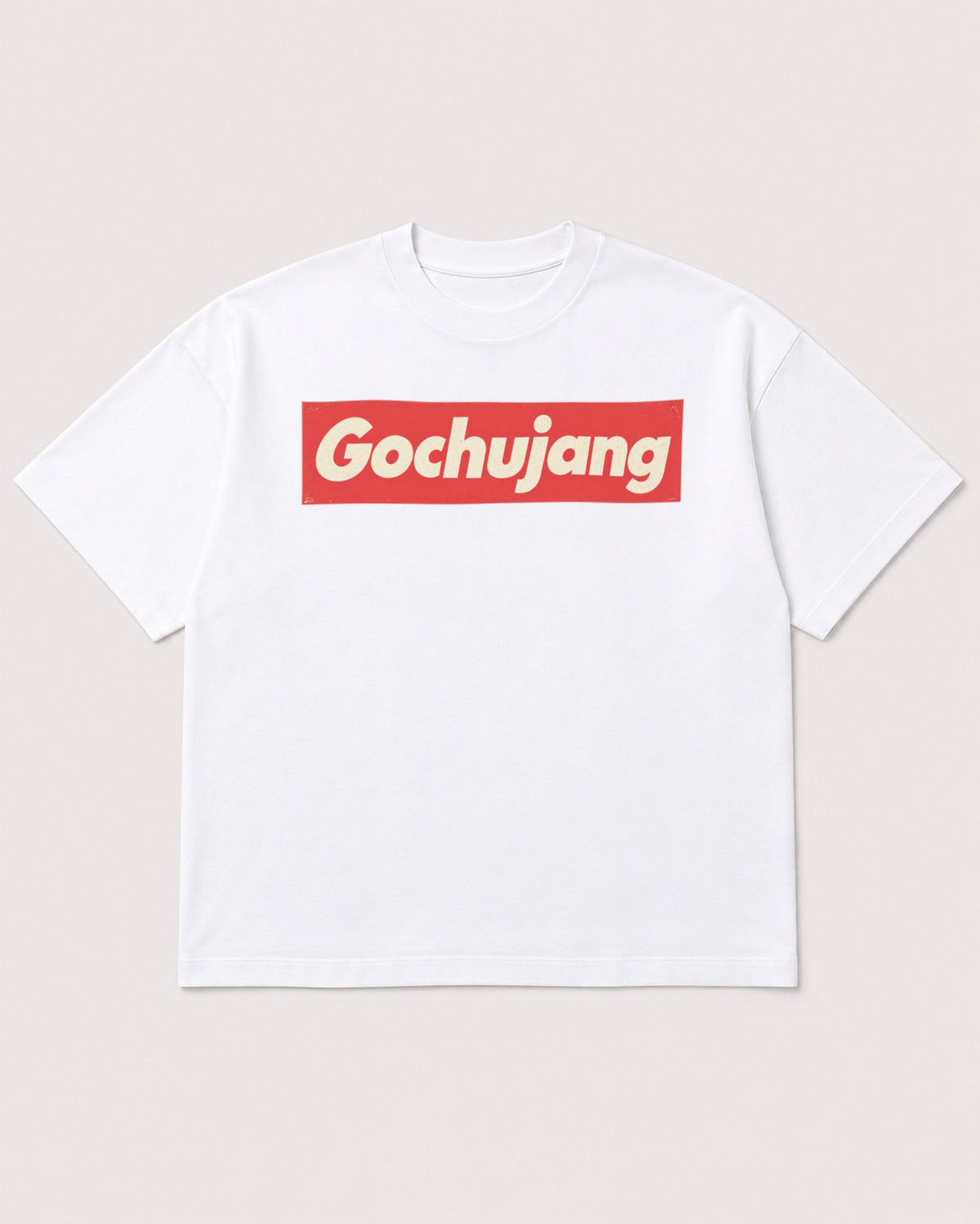 Mockup Boxy Heavyweight Tee White product