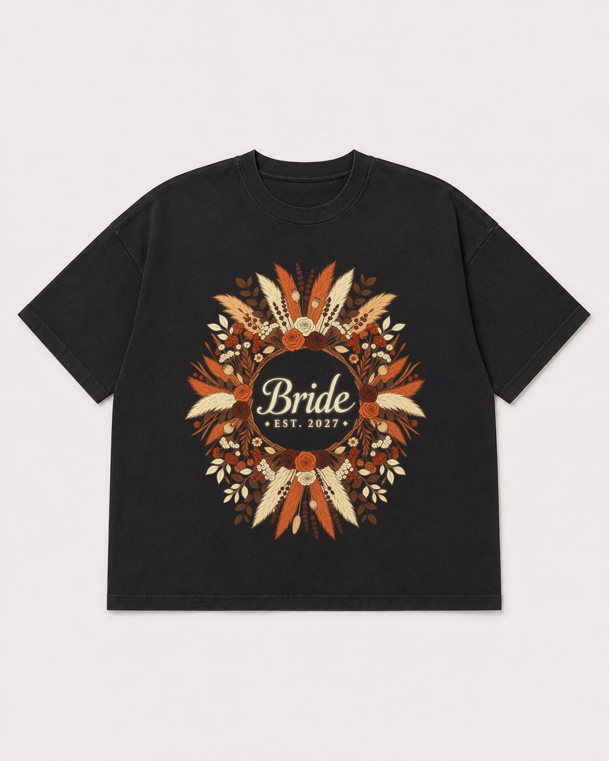 Mockup Boxy Heavyweight Tee Black product