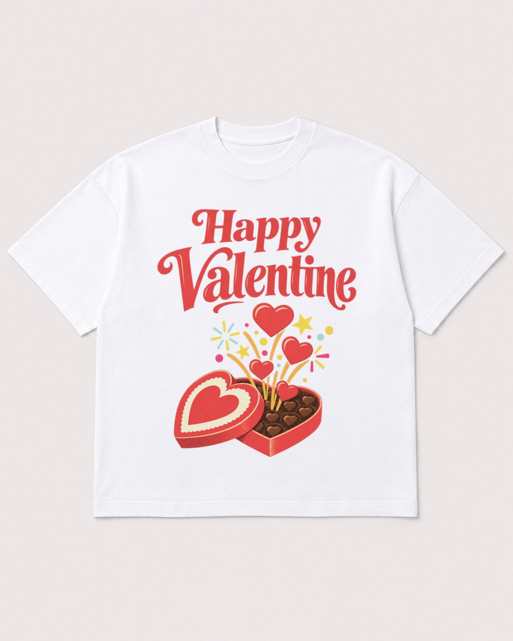 Mockup Boxy Heavyweight Tee White product
