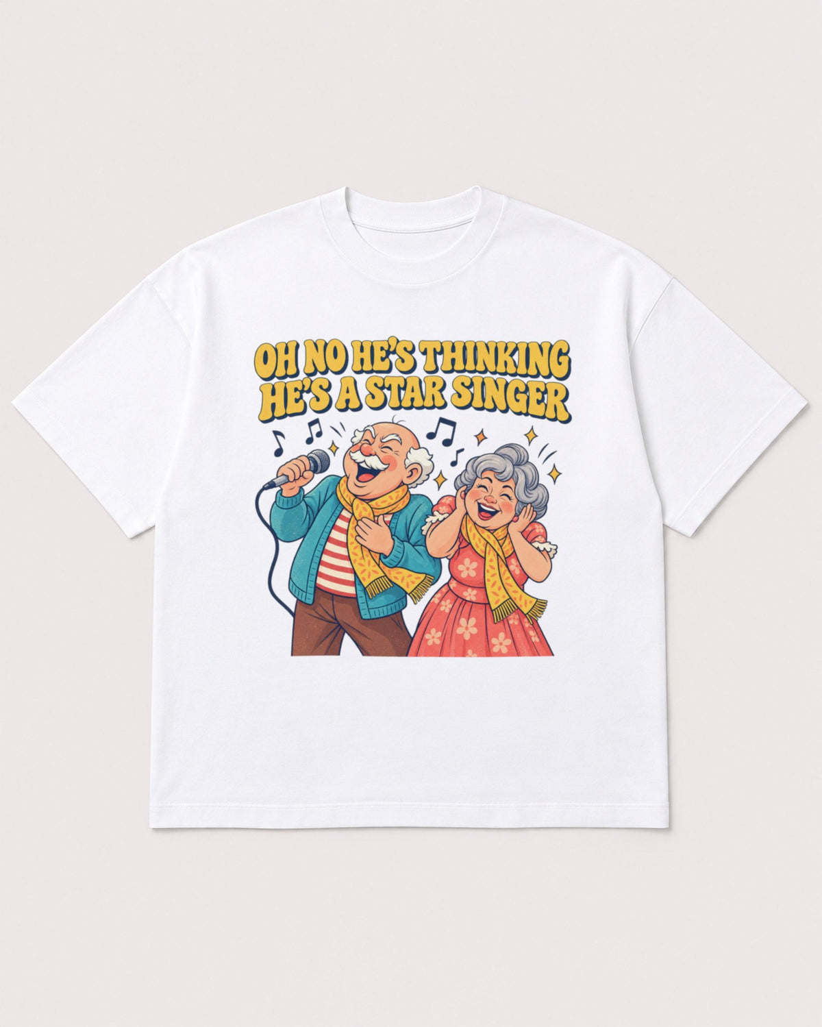Mockup Boxy Heavyweight Tee White product