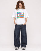 Mockup Boxy Heavyweight Tee White female full-body 09