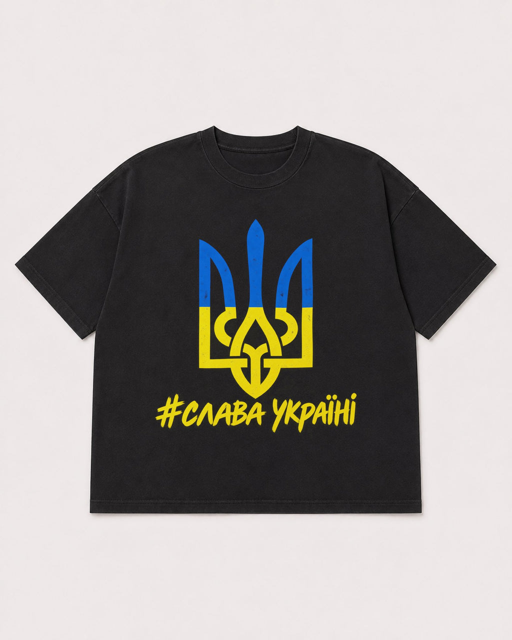 Mockup Boxy Heavyweight Tee Black product