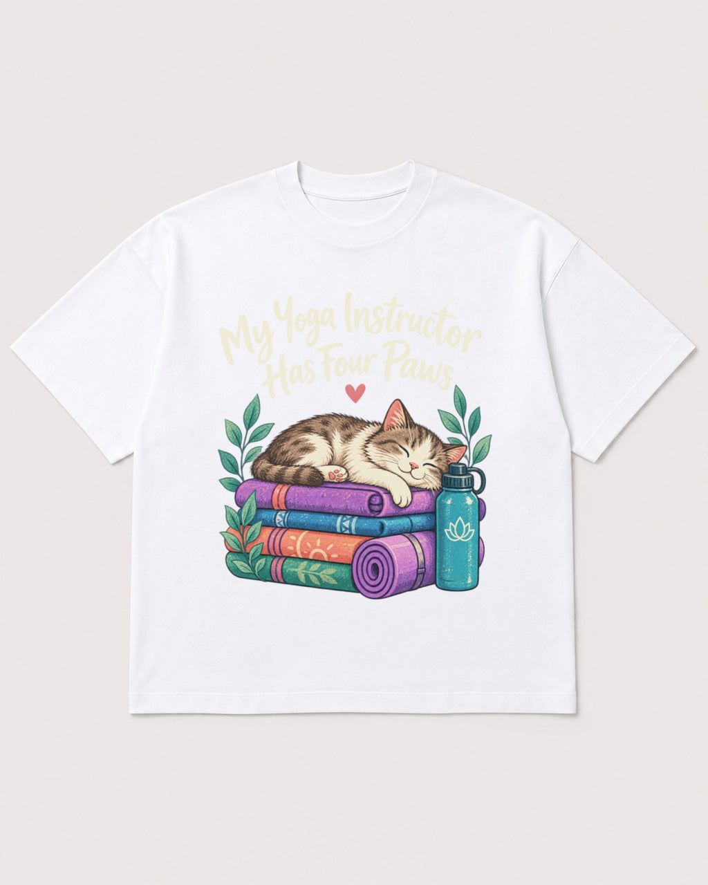 Mockup Boxy Heavyweight Tee White product