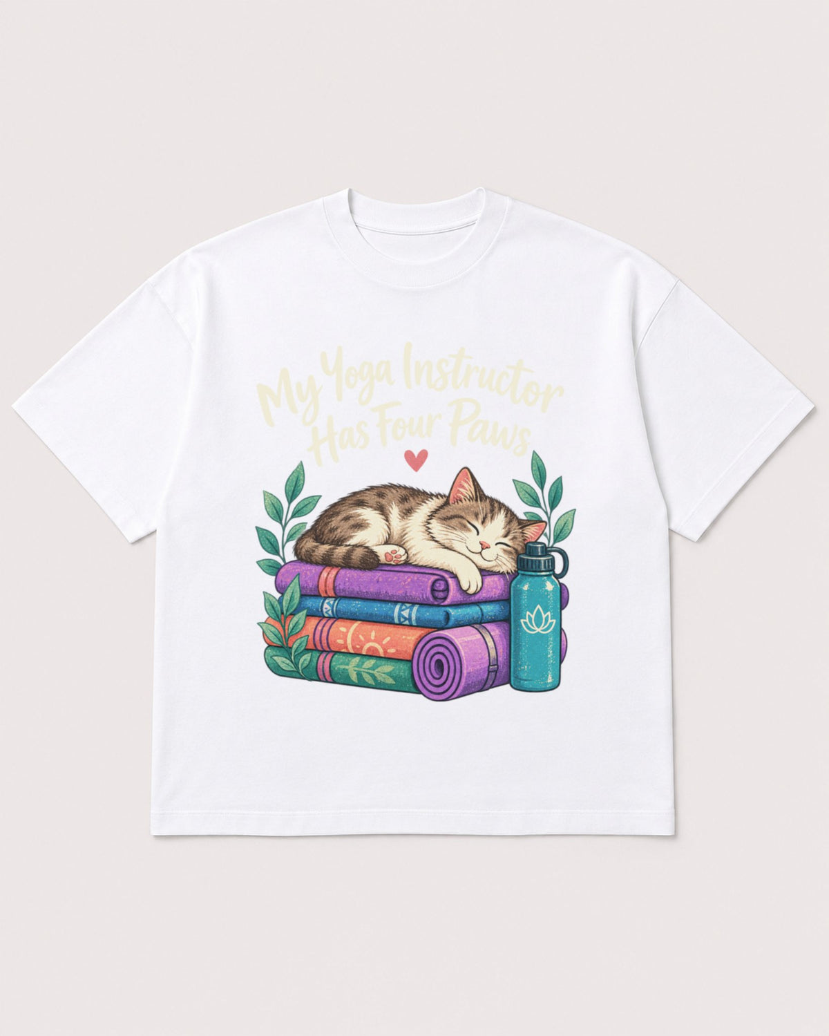 Mockup Boxy Heavyweight Tee White product