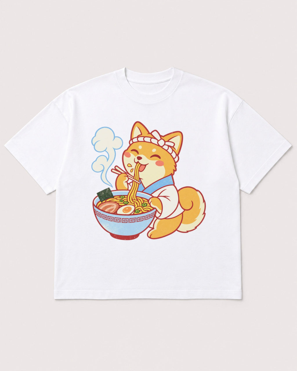 Mockup Boxy Heavyweight Tee White product