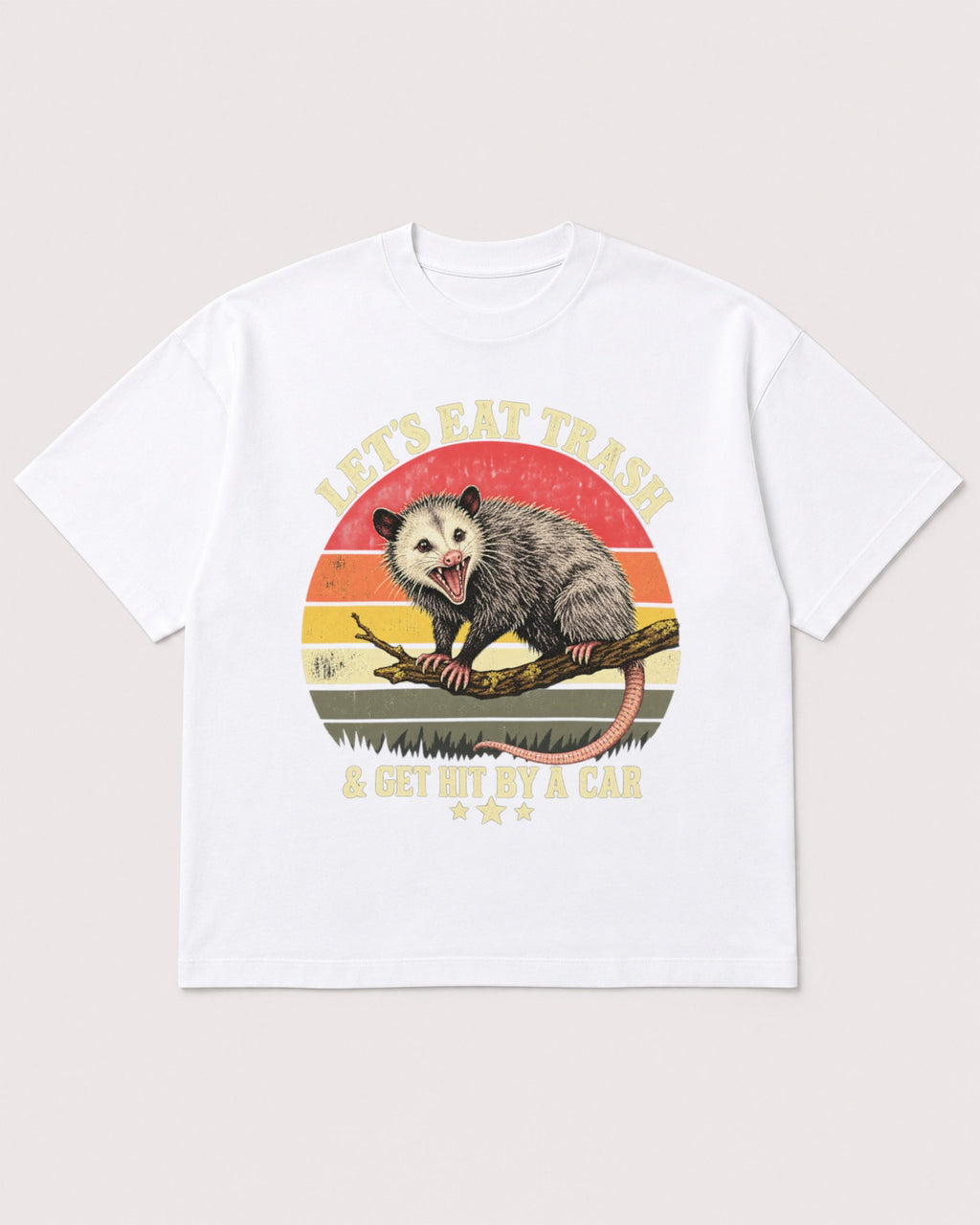 Mockup Boxy Heavyweight Tee White product