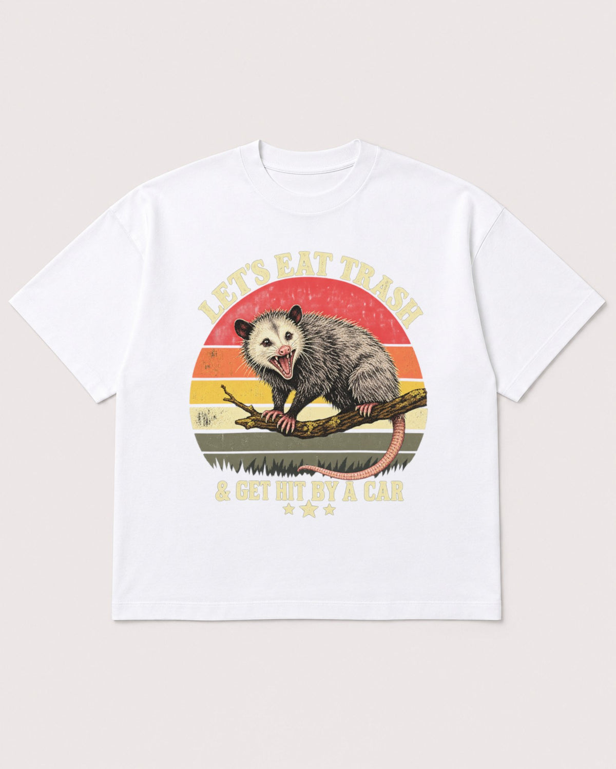 Mockup Boxy Heavyweight Tee White product