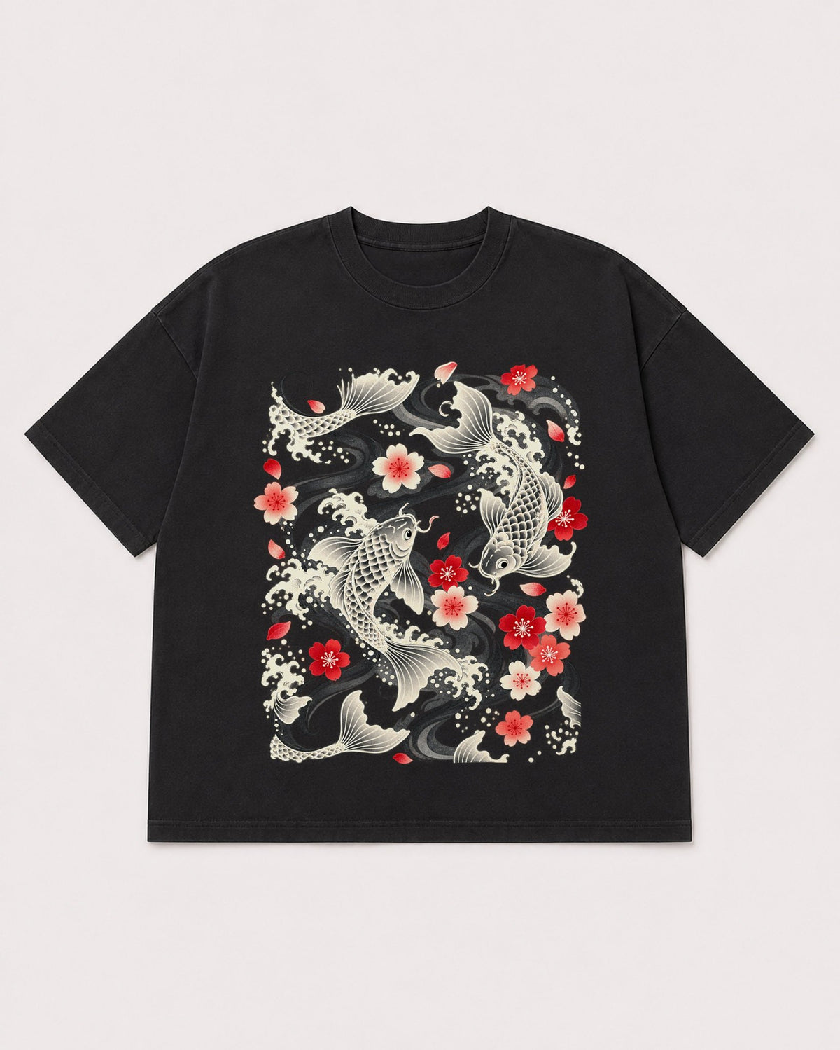 Mockup Boxy Heavyweight Tee Black product