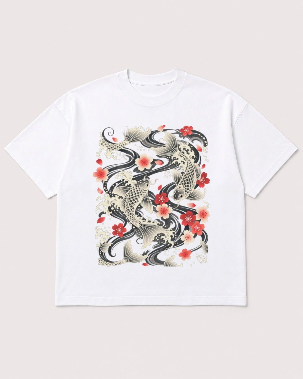 Mockup Boxy Heavyweight Tee White product