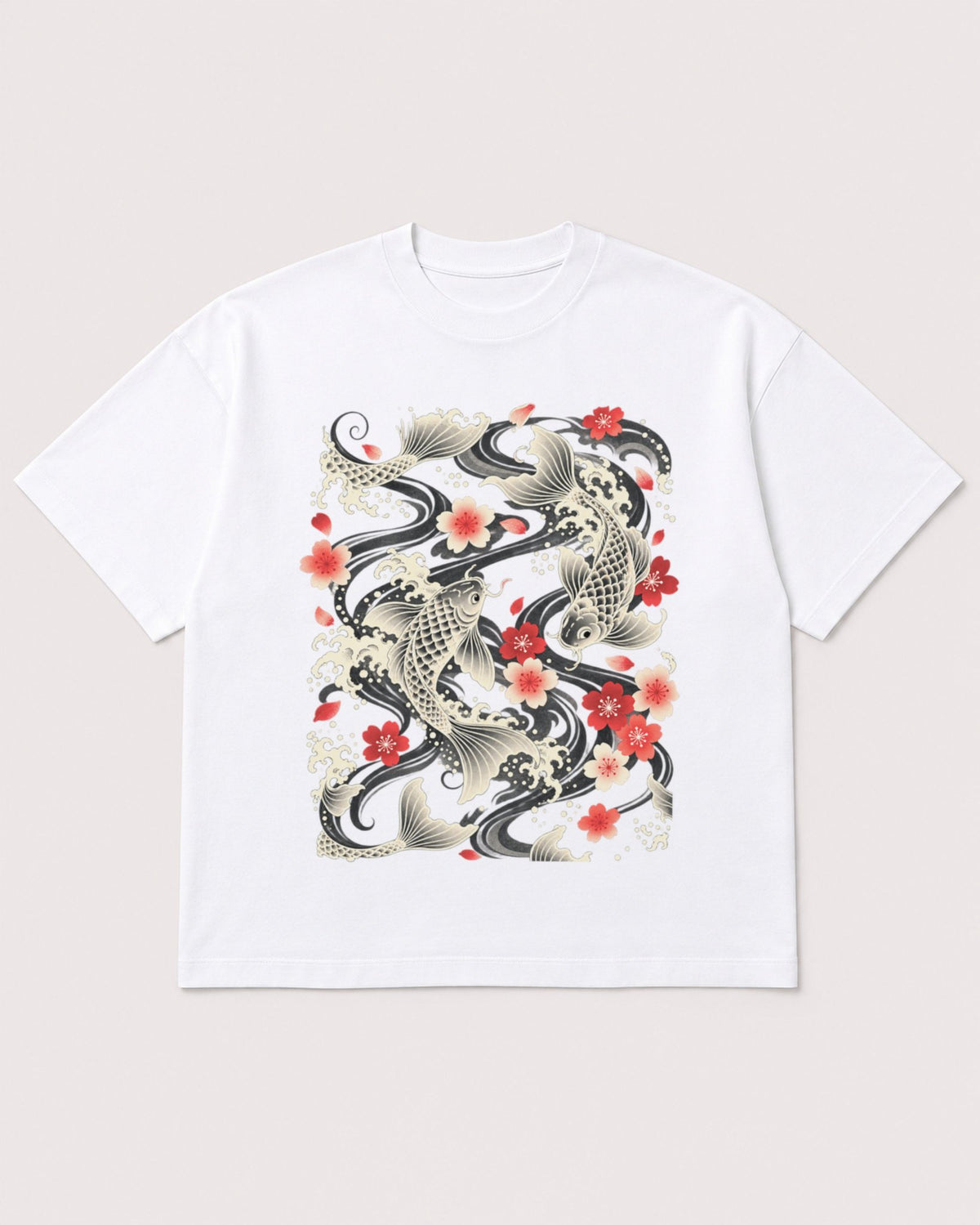 Mockup Boxy Heavyweight Tee White product
