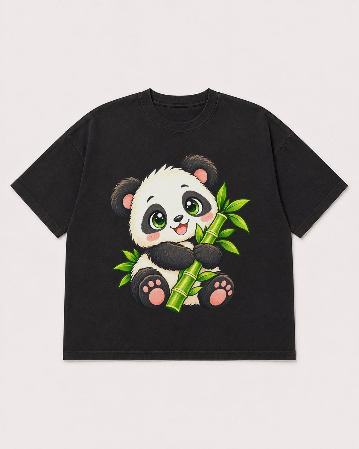 Mockup Boxy Heavyweight Tee Black product
