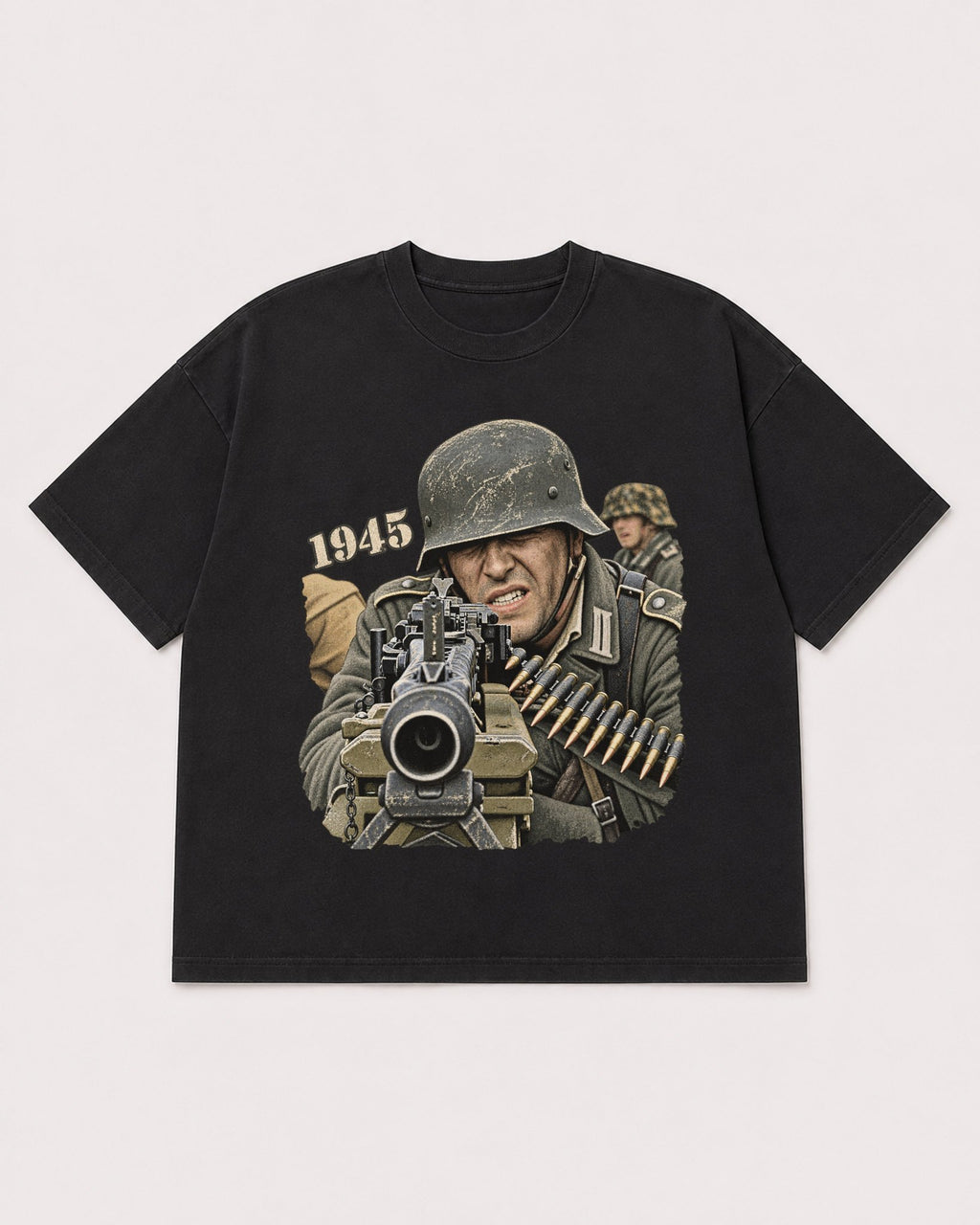 Mockup Boxy Heavyweight Tee Black product