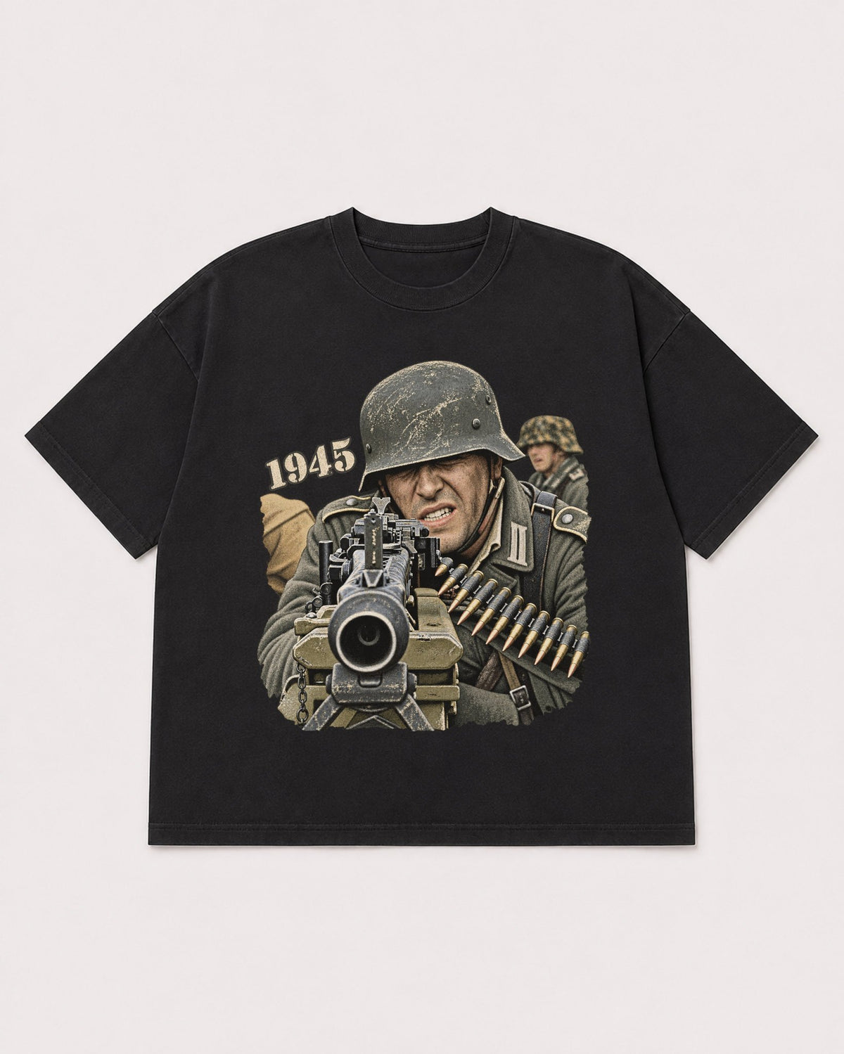 Mockup Boxy Heavyweight Tee Black product