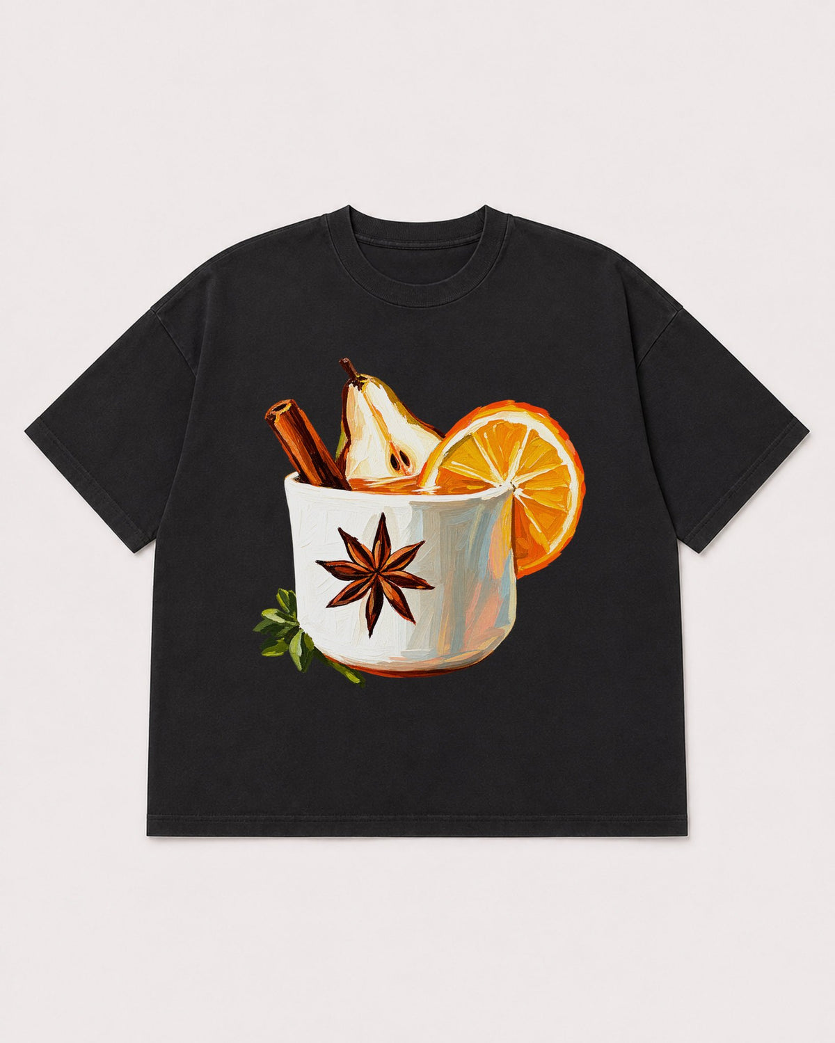 Mockup Boxy Heavyweight Tee Black product