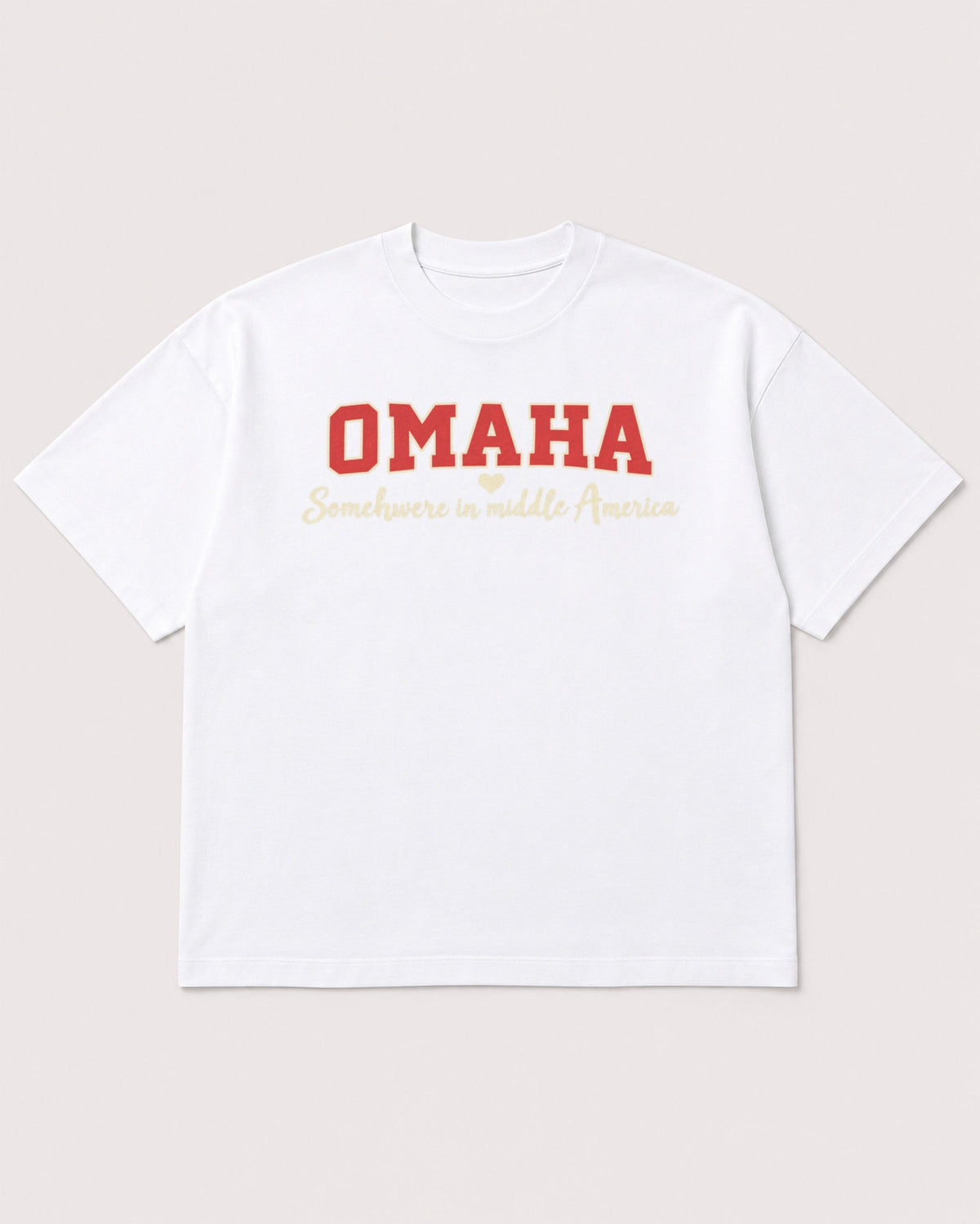 Mockup Boxy Heavyweight Tee White product