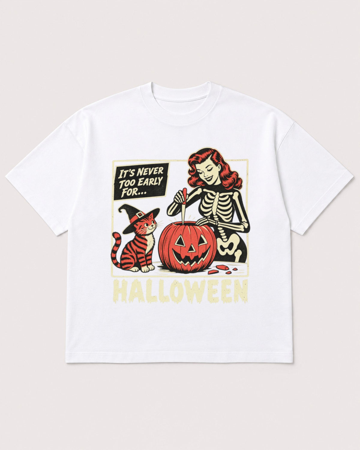 Mockup Boxy Heavyweight Tee White product
