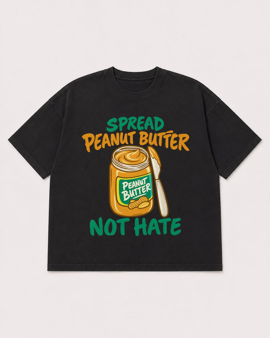 Mockup Boxy Heavyweight Tee Black product